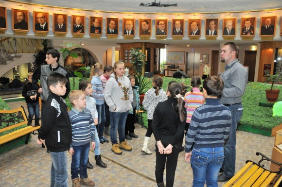 Школьники посетили музей Воркутауголь